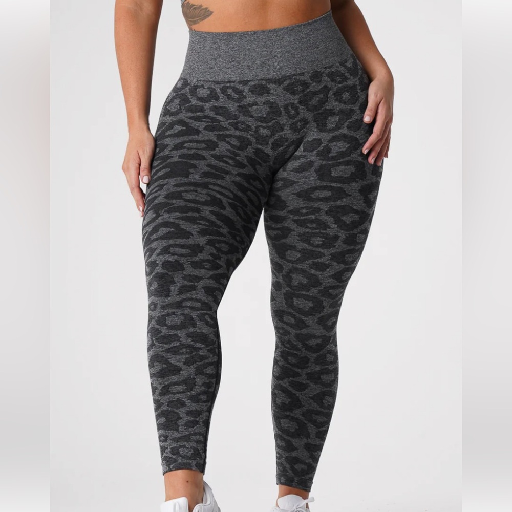 NVGTN black cheetah leggings